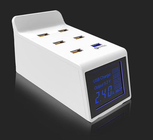AC to 6 USB Adaptor with Quick Charge 3.0 from PMD Way with free delivery worldwide