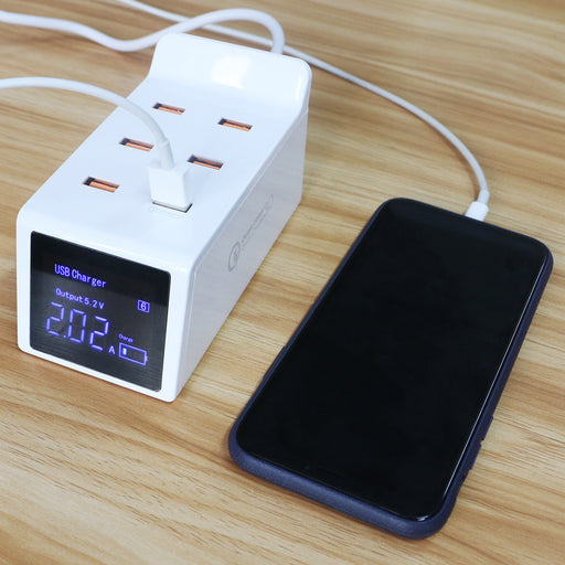 AC to 6 USB Adaptor with Quick Charge 3.0 from PMD Way with free delivery worldwide