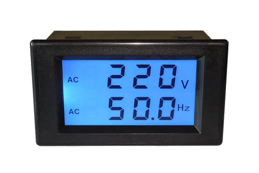 Great value Dual AC Voltage and Frequency LCD Panel Meter from PMD Way with free delivery worldwide
