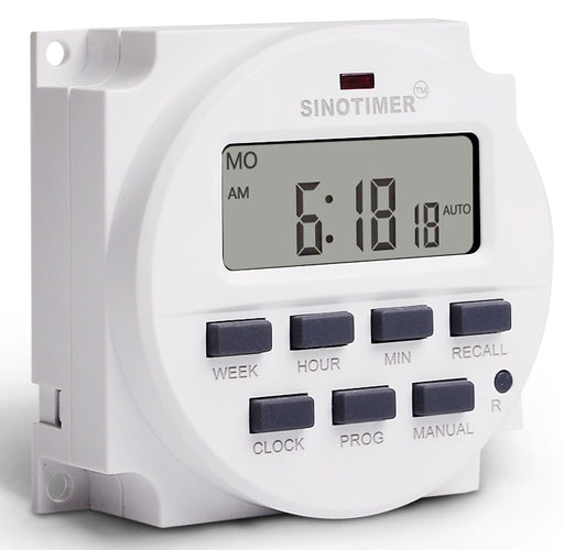 AC 7 Day Weekly Programmable Timer Relays from PMD Way with free delivery worldwide