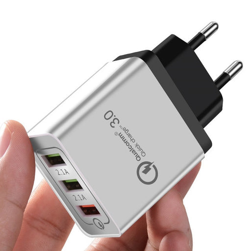 AC to Triple USB Charger with Quick Charge 3.0 from PMD Way with free delivery worldwide