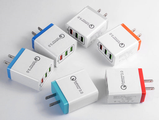 AC to Triple USB Charger with Quick Charge 3.0 from PMD Way with free delivery worldwide