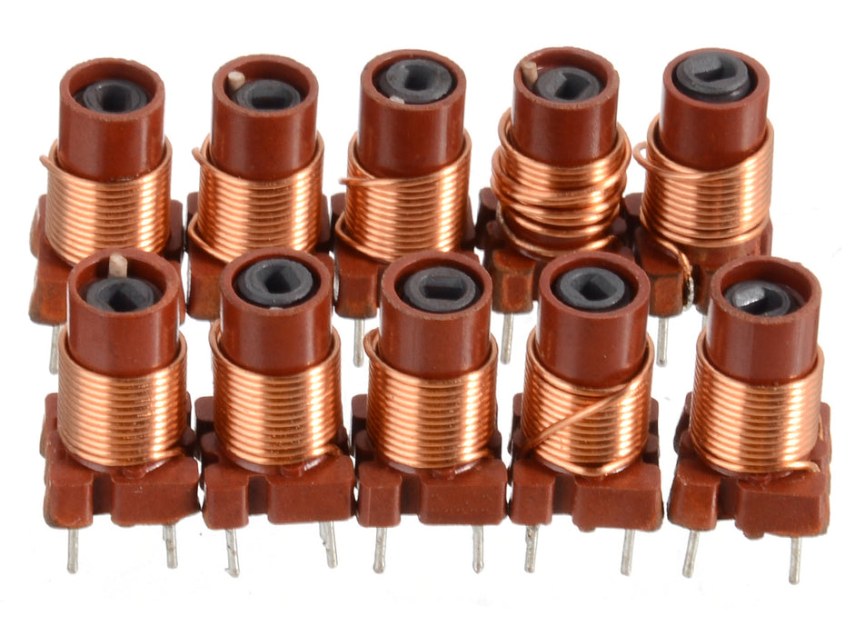 Adjustable High Frequency Ferrite Core Inductor Coil 12T 0.6~1.7uh - 10 Pack from PMD Way with free delivery worldwide