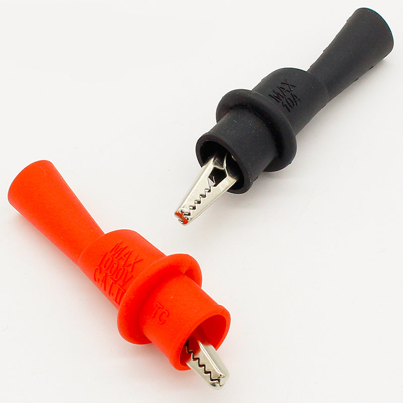 Alligator Clip Clamps for Multimeter Probes - Two Pairs — PMD Way