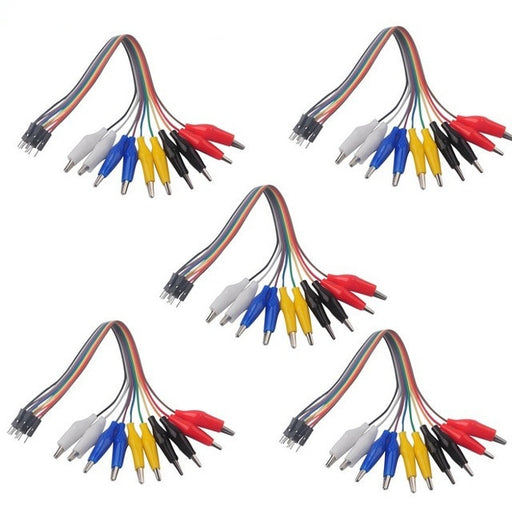 Alligator Clips to Header Socket Cables - Various Bundles