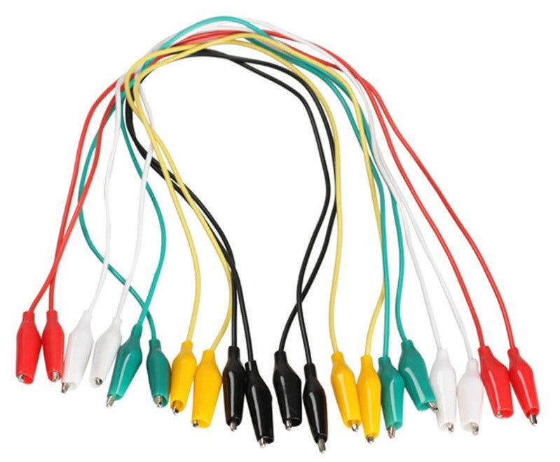 Great value Alligator Clip Test Lead Set (set of 10) from PMD Way with free delivery, worldwide