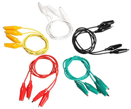 Great value Alligator Clip Test Lead Set (set of 10) from PMD Way with free delivery, worldwide