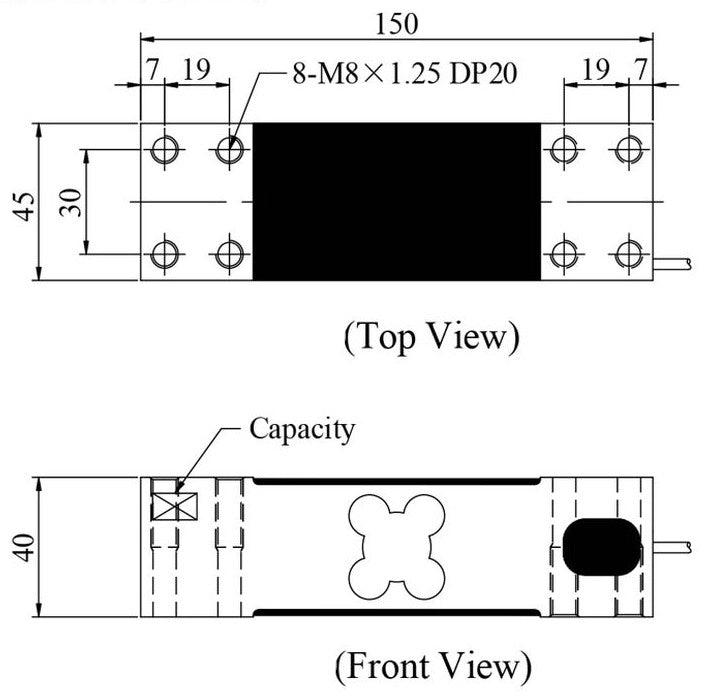 Single Point Aluminium Load Cells from PMD Way with free delivery worldwide