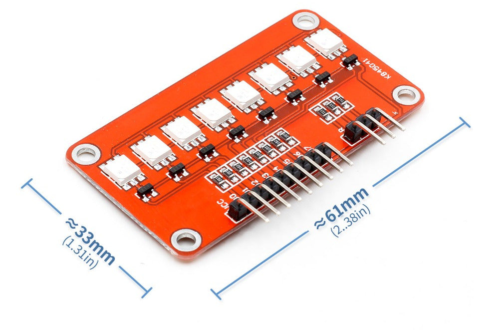 Eight Analog RGB LED Breakout Board from PMD Way with free delivery worldwide