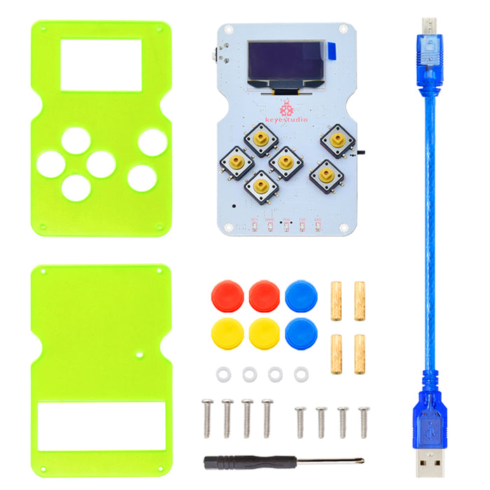 Write and play your own games or others with the Arduboy Arduino Compatible Handheld Gaming Kit from PMD Way with free delivery worldwide