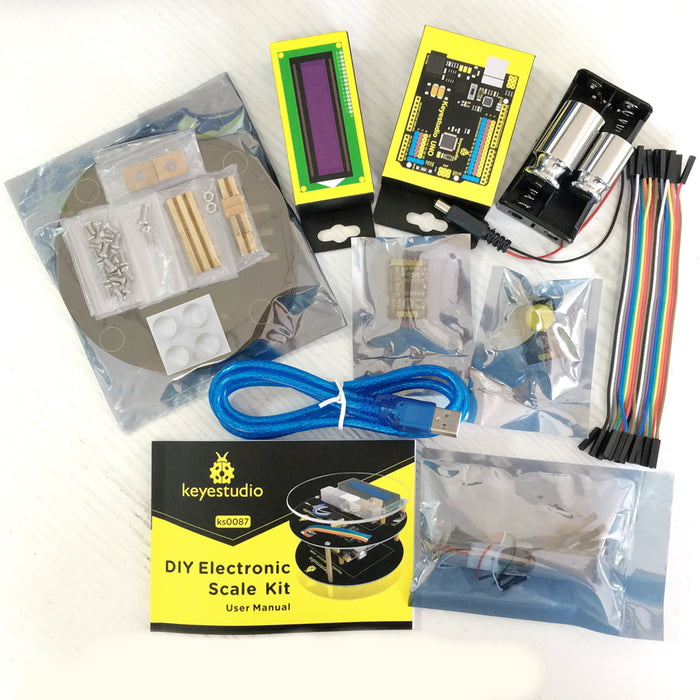 Learn about Arduino and electronic measurement with the Electronic Scales Starter Kit for Arduino from PMD Way with free delivery, worldwide