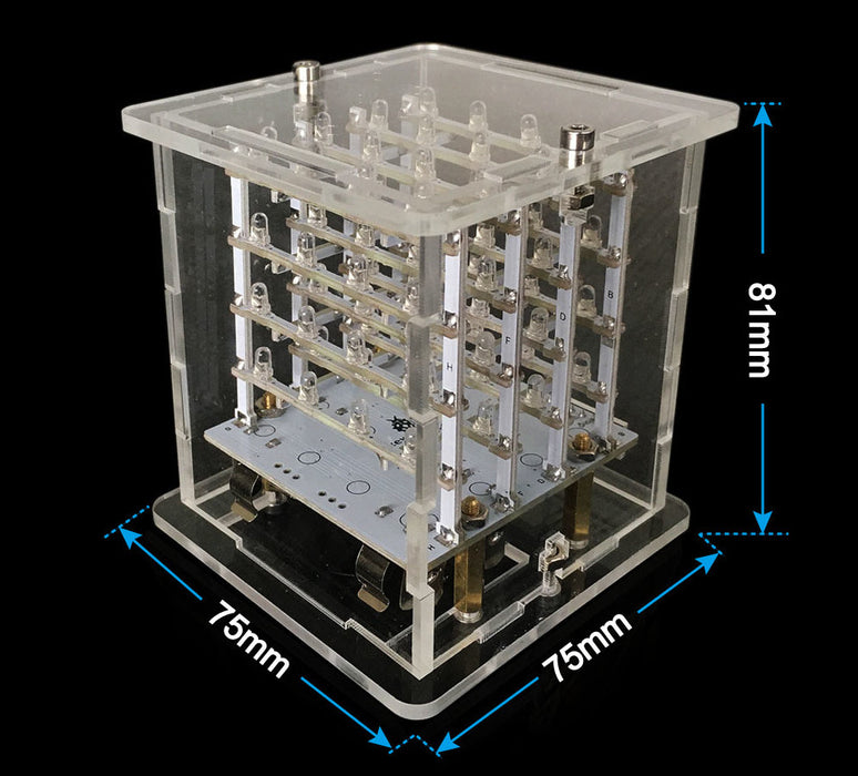 Have fun with this Arduino Compatible 4x4x4 LED Cube Kit from PMD Way with free delivery worldwide