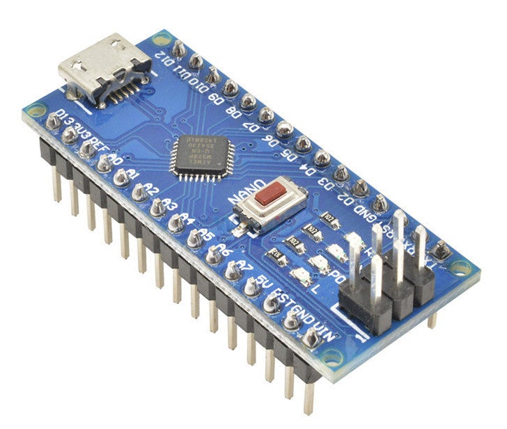 Arduino Nano v3.0 Compatible - Micro USB - Soldered Pins - 10 Pack ...