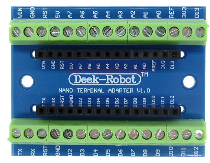 Arduino Shield Terminal Arduino Nano Terminal Shield — PMD Way