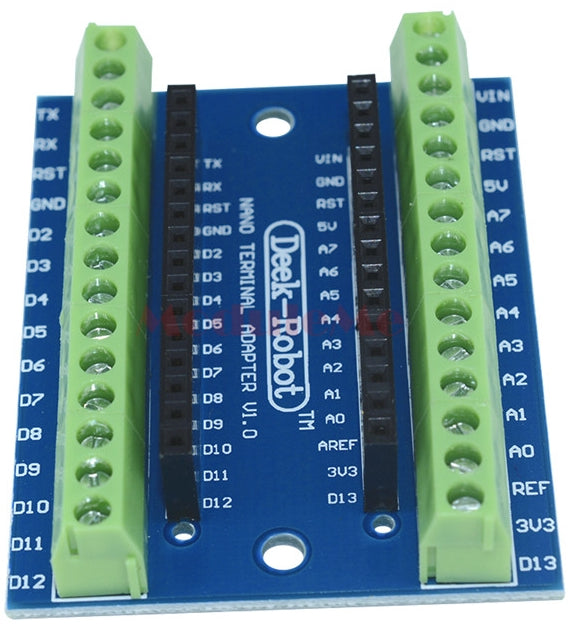 Arduino Shield Terminal Arduino Nano Terminal Shield — PMD Way