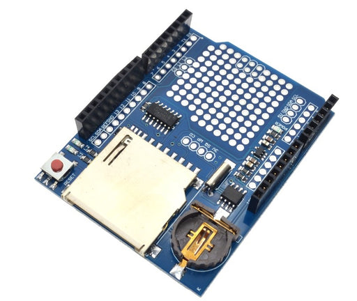 Log all sorts of data from your Arduino with the SD Card Data Logging Shield for Arduino with DS1307 RTC from PMD Way with free delivery, worldwide