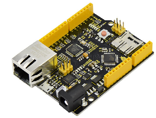 100% Arduino Uno R3 Compatible with W5500 Ethernet and microSD Socket from PMD Way - with free delivery, worldwide