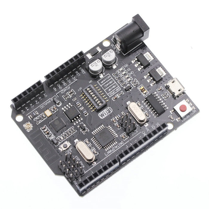 Arduino Uno R3-compatible with ESP8266 and external Antenna from PMD Way with free delivery worldwide 