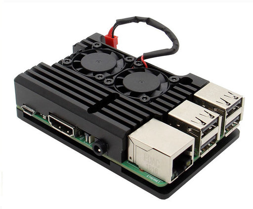 Raspberry Pi Armor Case with optional Twin Fans from PMD Way with free delivery worldwide