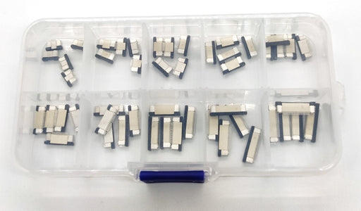 Assorted 1mm FFC FPC Connector Pack from PMD Way with free delivery worldwide