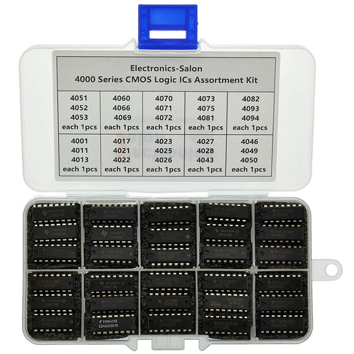 Assorted 4000 Series CMOS Logic IC Assortment Kit - 30 Pieces from PMD Way with free delivery worldwide