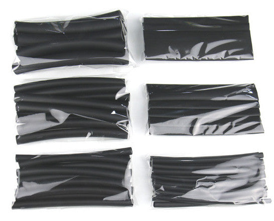 Assorted 3:1 Glue Lined Black Heatshrink Pack - 53 Pieces from PMD Way with free delivery worldwide