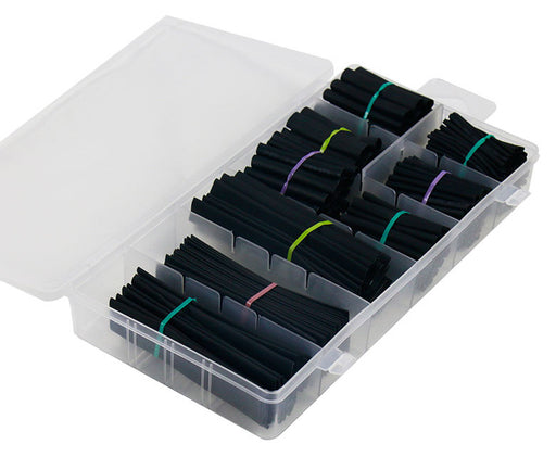 Assorted Black Heatshrink Kit - 328 Pieces from PMD Way with free delivery worldwide