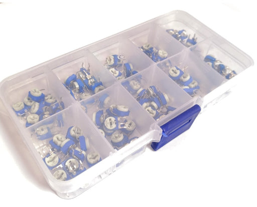 Assorted Vertical RM063 Trimpot Kit - 50 Pieces from PMD Way with free delivery worldwide