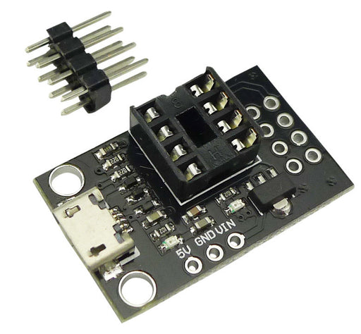 Easily use ATtiny microcontrollers with Arduino using the ATtiny DIP Microcontroller Programmer Board from PMD Way with free delivery worldwide