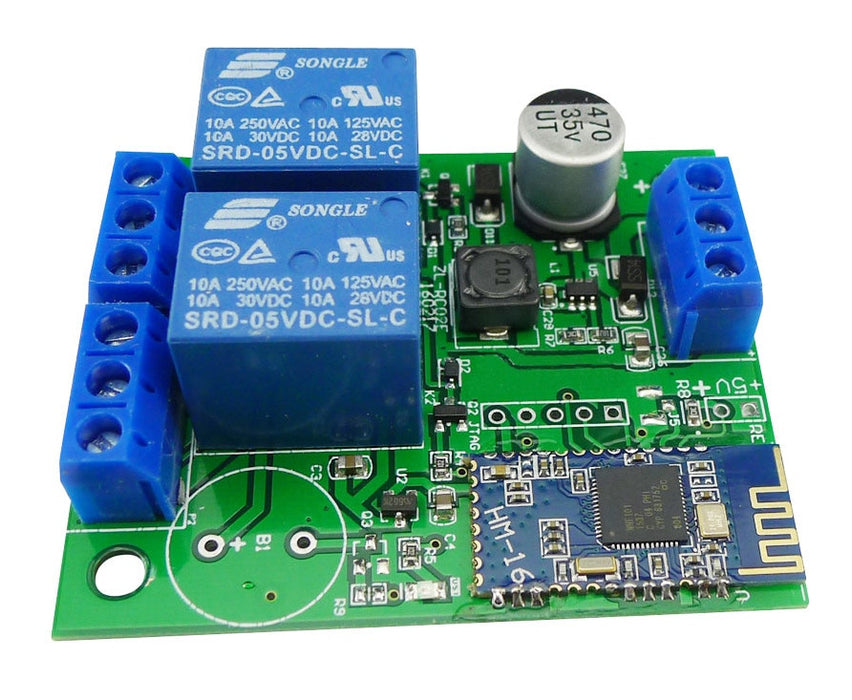 Bluetooth LE v4 Two Channel Relay Module
