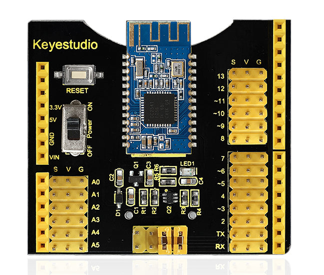 Interface your mobile device to Arduino with a Bluetooth 4.0 Shield R3 for Arduino from PMD Way - with free delivery, worldwide