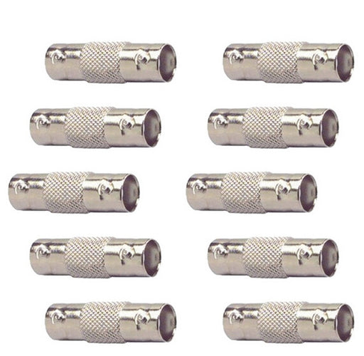BNC Female to Female Adaptors - 10 Pack from PMD Way with free delivery worldwide