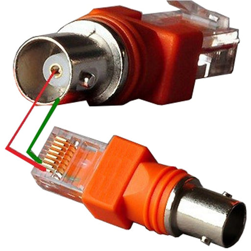 BNC Socket to RJ45 Plug Adaptor from PMD Way with free delivery worldwide