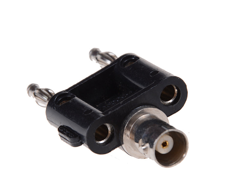 Dual 4mm Banana Plug to BNC Socket Adaptors from PMD Way with free delivery worldwide