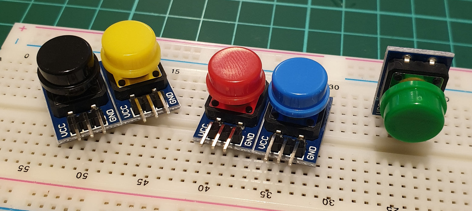 Tactile Button Breakout Boards in packs of five from PMD Way with free delivery worldwide