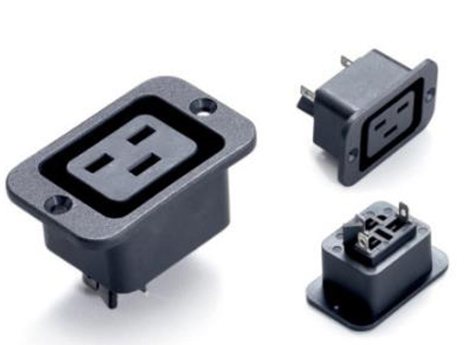 C19 Module IEC C19 and C20 Panel Mount Connectors - Five Pack — PMD Way