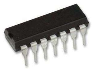 4070 Quad 2-input EXOR Gate CMOS ICs in packs of five from PMD Way with free delivery worldwide