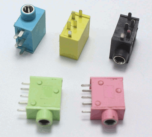 5 Pin PCB Mount Audio Video Jack Socket - 10 Pack from PMD Way with free delivery worldwide