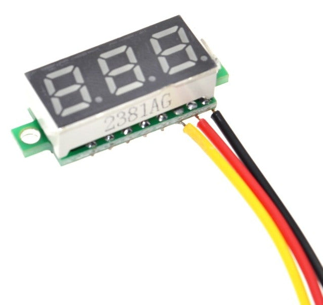 Compact 0.28" 0-100V Digital Voltmeters from PMD Way with free delivery worldwide