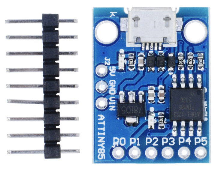 Tiny Digispark Compatible ATtiny85 Development Board with USB socket in packs of ten from PMD Way with free delivery, worldwide