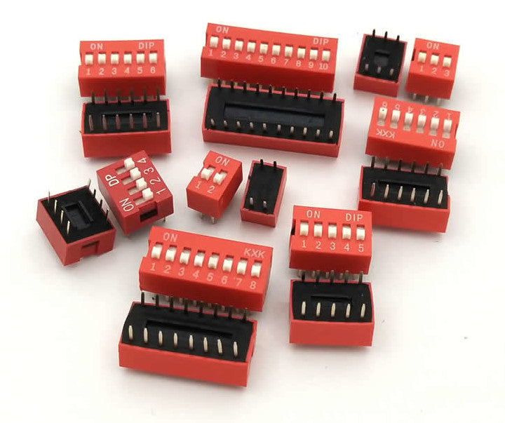 Assorted Through Hole DIP Switch Kit - 35 Pieces from PMD Way with free delivery worldwide