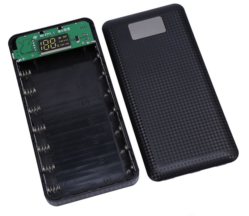 DIY Rechargeable 18650 Battery Bank - Various Colors from PMD Way with free delivery worldwide