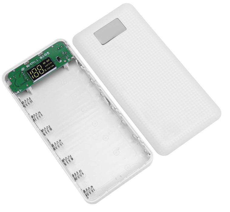DIY Rechargeable 18650 Battery Bank - Various Colors from PMD Way with free delivery worldwide