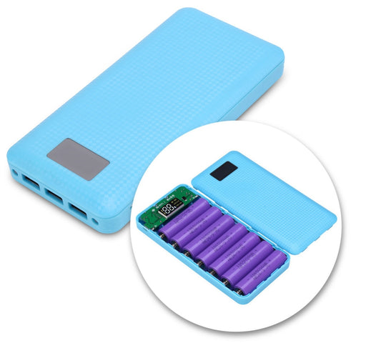 DIY Rechargeable 18650 Battery Bank - Various Colors from PMD Way with free delivery worldwide