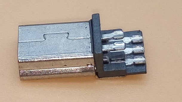 DIY Mini Side-entry USB 5 Wire Plugs - 10 Pack from PMD Way with free delivery worldwide