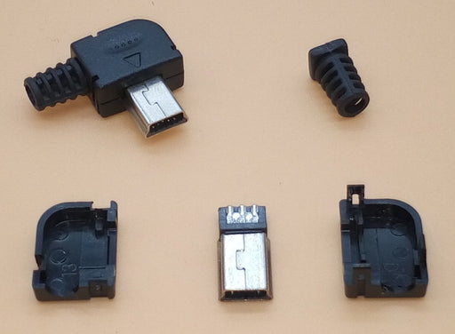 DIY Mini Side-entry USB 5 Wire Plugs - 10 Pack from PMD Way with free delivery worldwide