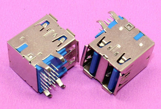 Double USB 3 Female A PCB Sockets from PMD Way with free delivery worldwide