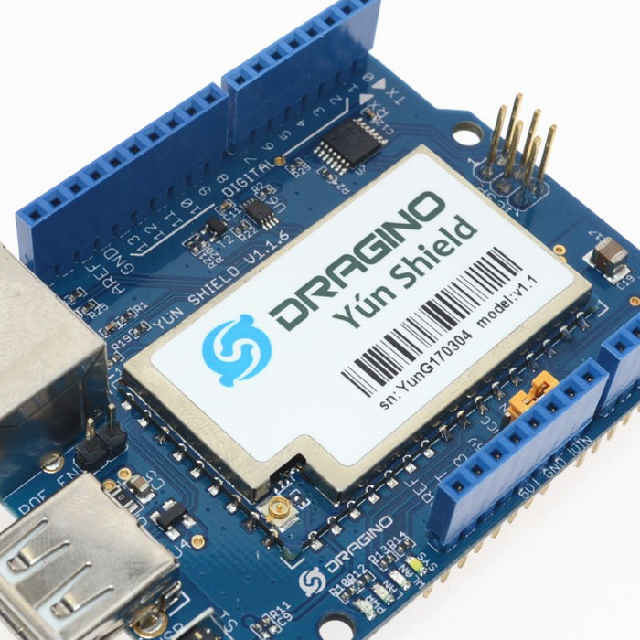 Connect your Arduino to the Internet via Linux with the AR9331 Yun Shield for Arduino with WiFi Antenna from PMD Way with free delivery, worldwide