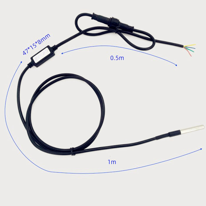 DS18B20 Stainless Steel Temperature Sensor Probe - RS485 Interface from PMD Way with free delivery worldwide