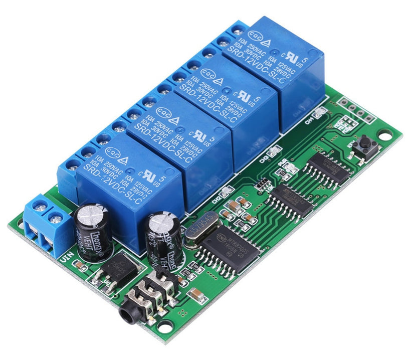 DTMF Control Four Channel Relay Board from PMD Way with free delivery worldwide